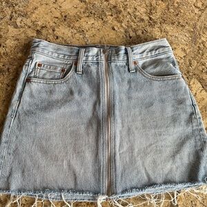 Levi’s mini jean skirt